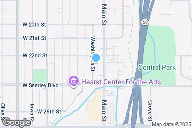 Map image of the property - 2216 Washington St