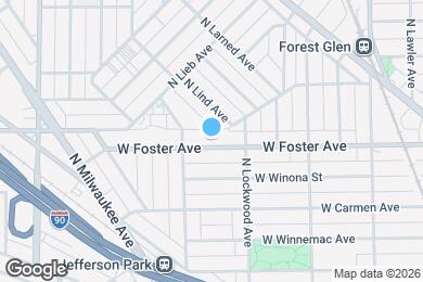 Map image of the property - 5336 W Foster Ave
