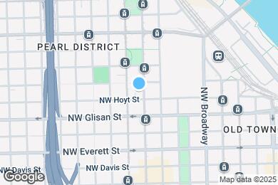 Map image of the property - 1009 NW Hoyt St