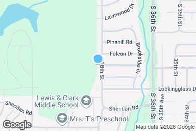 Map image of the property - 13214 S 38th St