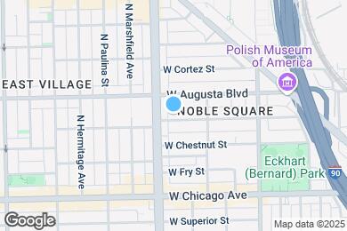 Map image of the property - 1542 W Walton St