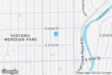 Map image of the property - 3130 N Park Ave