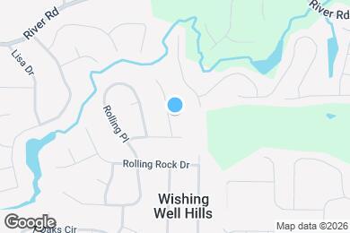 Map image of the property - 3810 Rock Hollow Ct