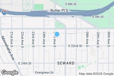 Map image of the property - 2101 25th Ave S