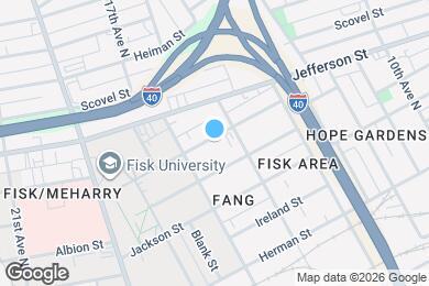 Map image of the property - 1411 Meharry Blvd