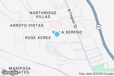 Map image of the property - 15 on Palm Apartments