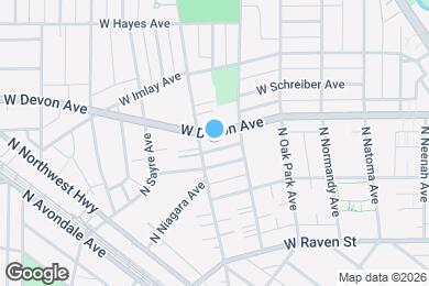 Map image of the property - 6827 W Devon Ave