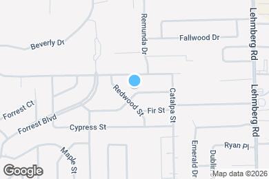 Map image of the property - 805 Spruce St