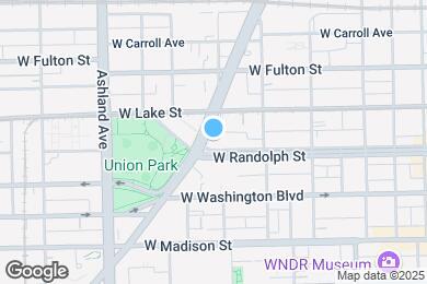 Map image of the property - 1400 W Randolph St