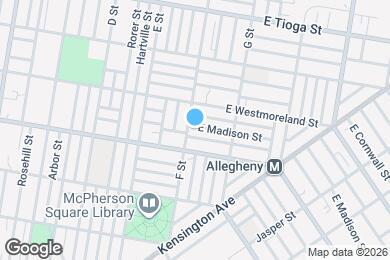 Map image of the property - 708 E Madison St