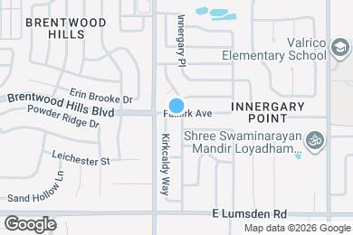 Map image of the property - 802 Briarcliff Dr