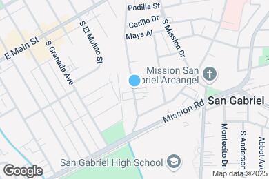 Map image of the property - 344 S Arroyo Dr