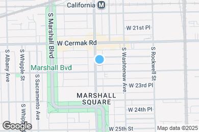 Map image of the property - 2249 S California Ave