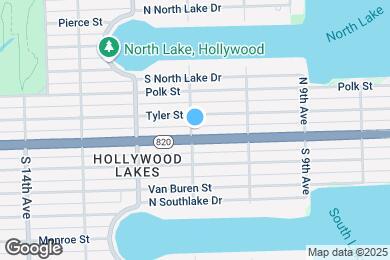Map image of the property - 1055 Hollywood Blvd