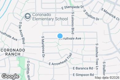 Map image of the property - 3759 E Fruitvale Ave