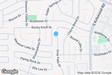 Map image of the property - 2102 Gray Falls Dr