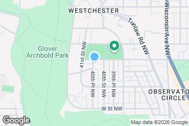Map image of the property - 4016 Calvert St NW