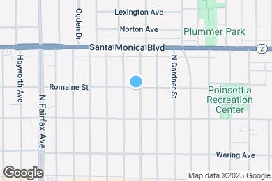 Map image of the property - 951 N Curson Ave
