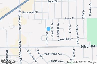 Map image of the property - 1536 Gordon Dr