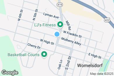 Map image of the property - 24 N 3rd St