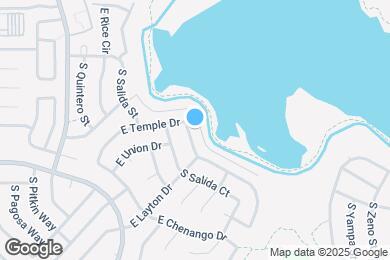 Map image of the property - 17579 E Temple Dr