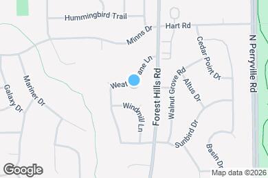 Map image of the property - 6324 Weathervane Ln