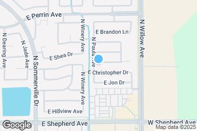 Map image of the property - 2787 E Pryor Dr