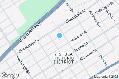 Map image of the property - 1322 N Michigan St