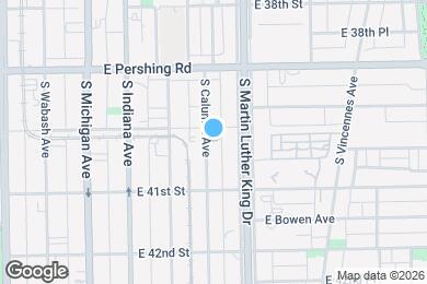 Map image of the property - 4009 S Calumet Ave
