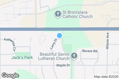 Map image of the property - 3301 Larry Dr