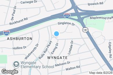 Map image of the property - 6011 Ryland Dr
