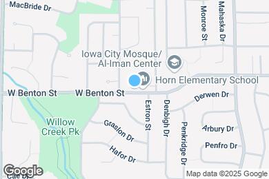 Map image of the property - 1848 W Benton St