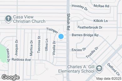 Map image of the property - 2821 Quanah St