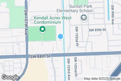 Map image of the property - 10383 N Kendall Dr