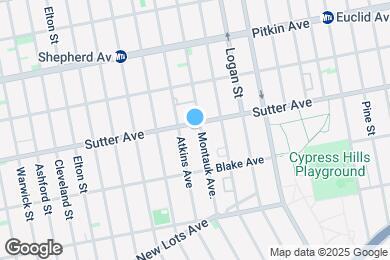 Map image of the property - 282 Montauk Ave.