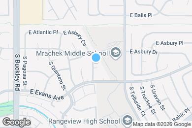 Map image of the property - 2052 S Salida St