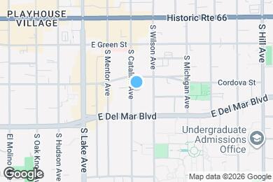Map image of the property - 210 S Catalina Ave