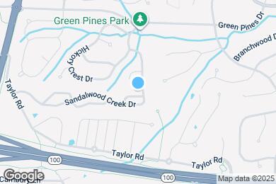 Map image of the property - 2345 Hunters Crest Dr