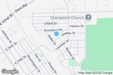 Map image of the property - 2905 Burden Ave