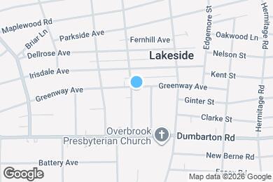 Map image of the property - 2627 Greenway Ave