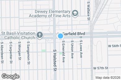 Map image of the property - 735 W Garfield Blvd