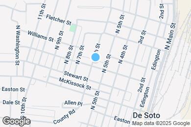 Map image of the property - 403 N 6th St