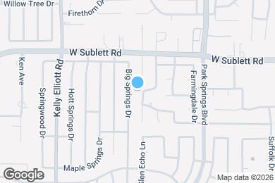 Map image of the property - 6100 Paradise Dr