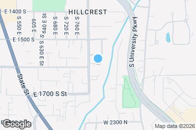 Map image of the property - 1591 S 800 E