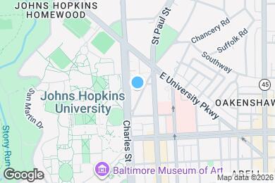 Map image of the property - 3501 N Charles St