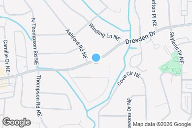 Map image of the property - 1659 Dresden Dr NE