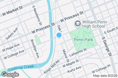 Map image of the property - Green Oaks Apartments