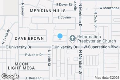 Map image of the property - 11446 E Cicero St