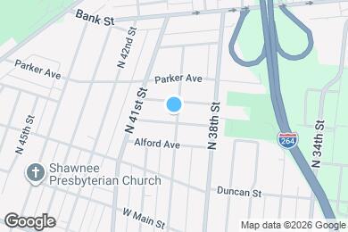 Map image of the property - 3901 Jewell Ave