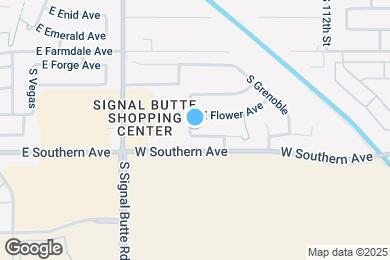 Map image of the property - 10920 E Flossmoor Ave